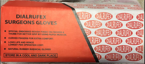 Dialrufex Size 7.5 Sterile Gloves 