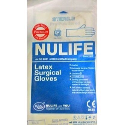 Nulife Sterile Gloves Size 6