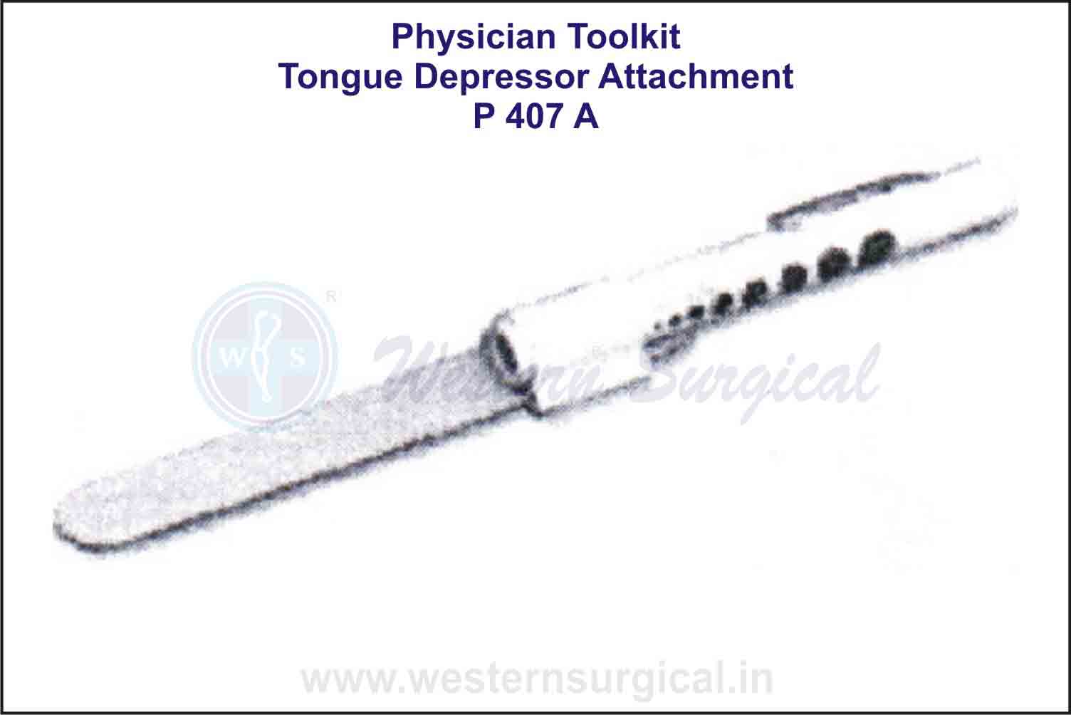 PHYSICIAN TOOLKIT(tongue depressor attachment)