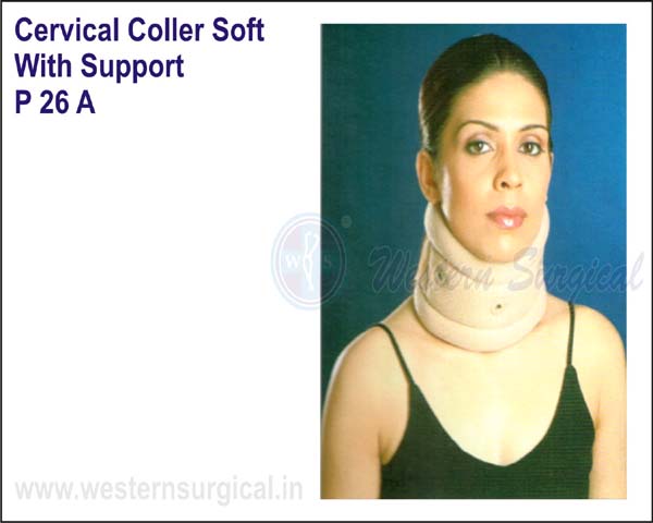 Cervical collar soft with support