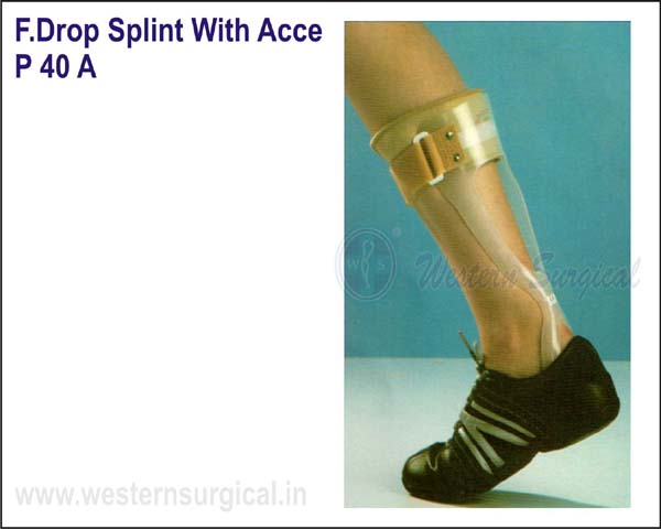 F.Drop splint with Acce