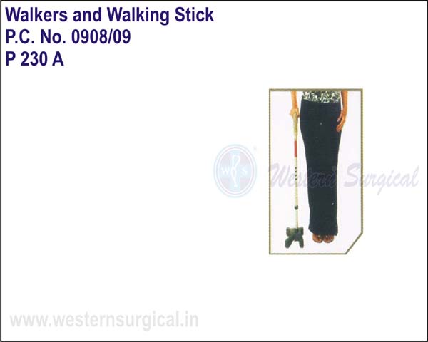 Invalid Quadripod Walking Stick 