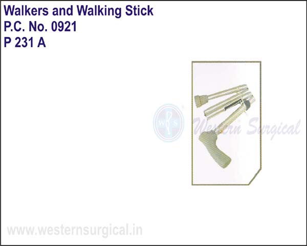 Invalid Folding Adjustable Walking Stick 