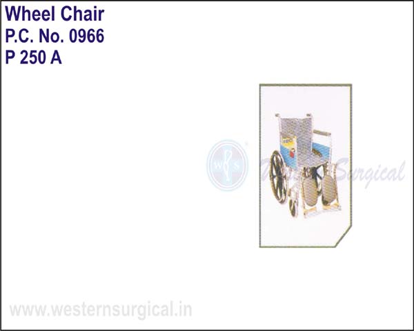 Wheel Chair (regular) With Elevated Foot Rest