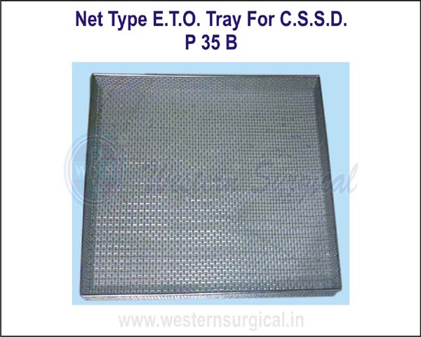 NET TYPE E.T.O. TRAY FOR C.S.S.D.