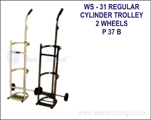 REGULAR CYLINDER TROLLEY 2 WHEELS