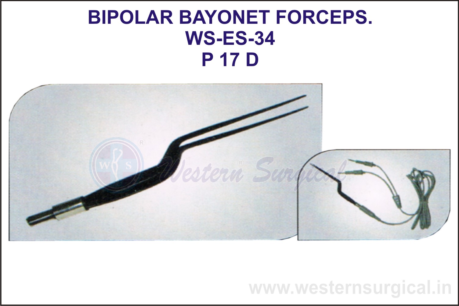 Bipolar Bayonet Forceps