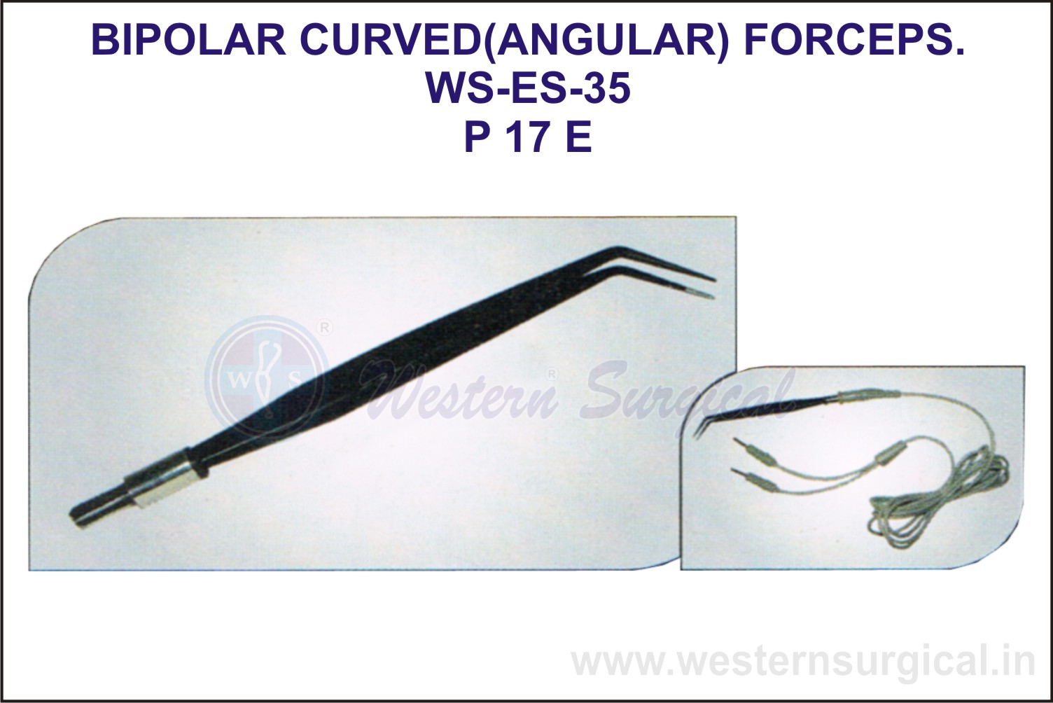 Bipolar Curve (Angular) Forceps