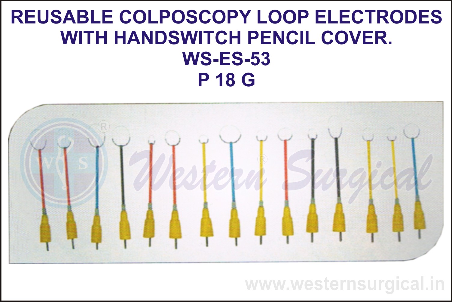 Reusable Colposcopy Loop Electrodes With Handswitch Pencil Cover