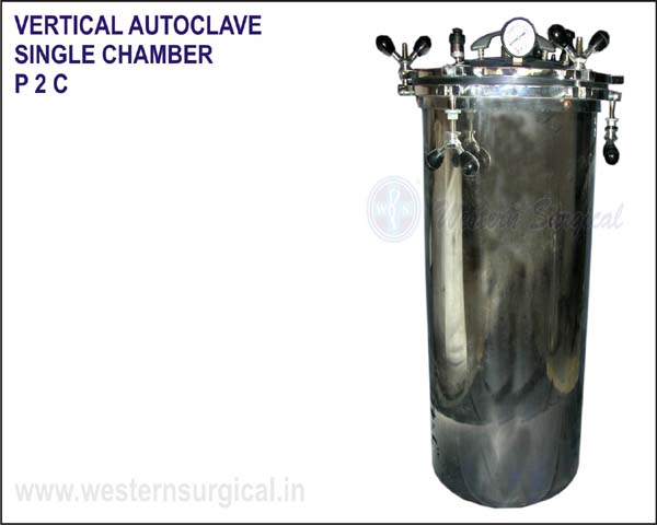 Vertical Autoclave Single Chamber