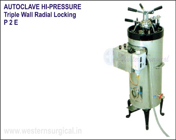 Autoclave Hi-Pressure Triple Wall Radial Locking