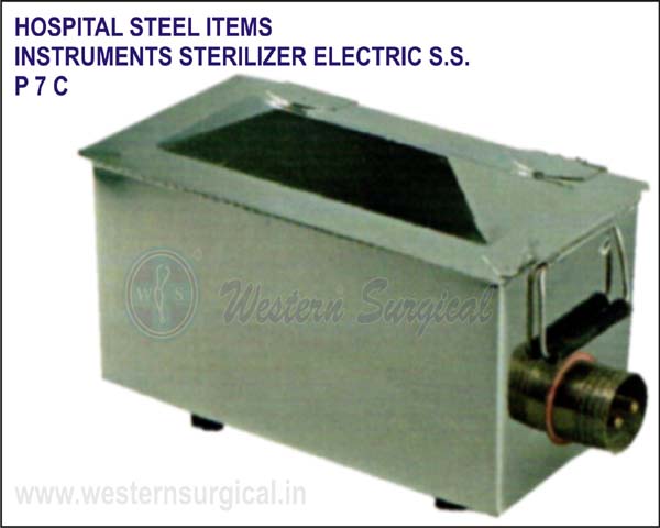 Hospital Steel Items - Instrument Sterilizer Electric S.S.