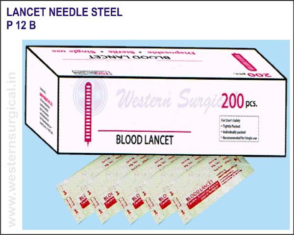 Lancet Needle Steel