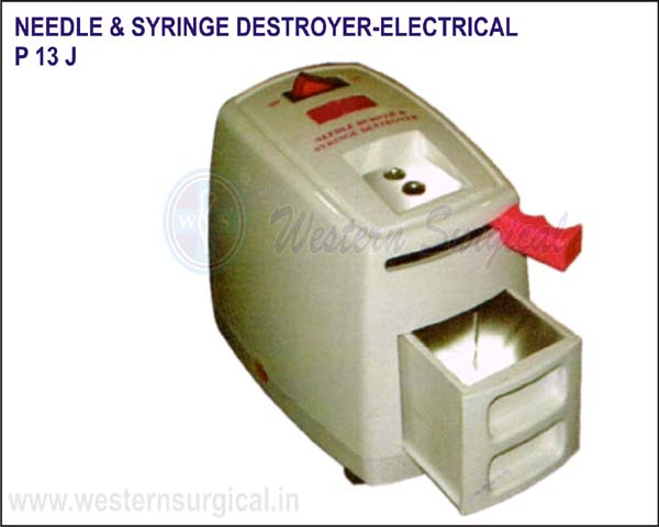 Needle & Syringe Destroyer-Electrical  