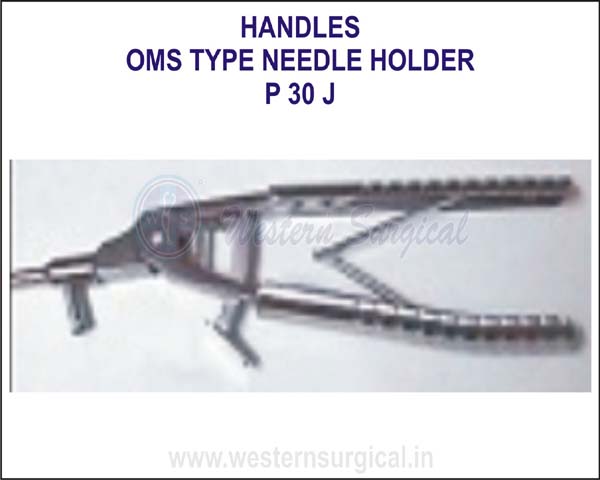 Oms type needle holder