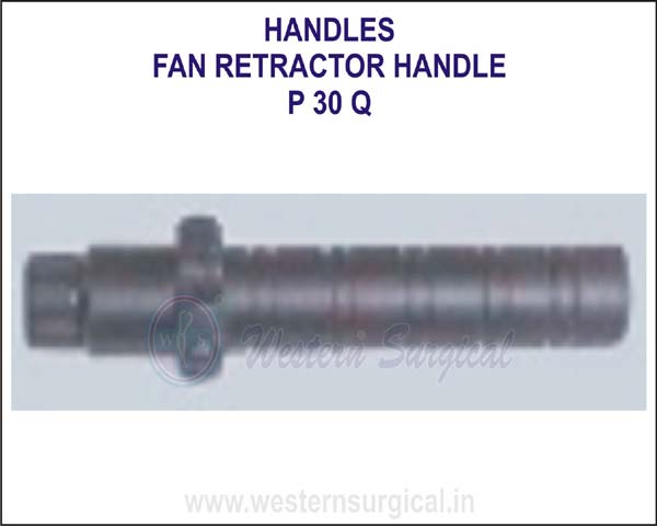 Fan retractor handle