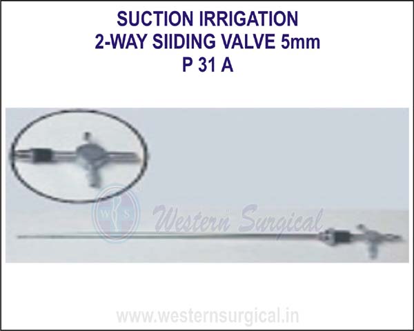 Z - way sliding valve 5mm
