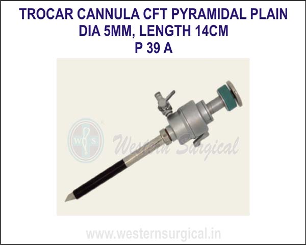 Trocar cannula CFT pyramidal plain 