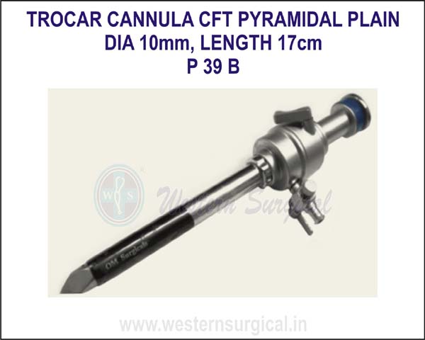 Trocar cannula CFT pyramidal plain 