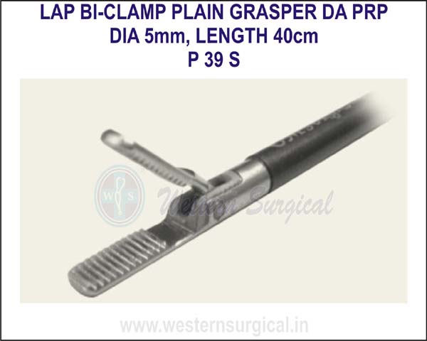 Lap Bi-clamp plain grasper DA PRP