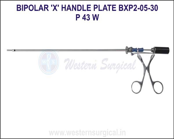 Bipolar 'X' Handle Plate   