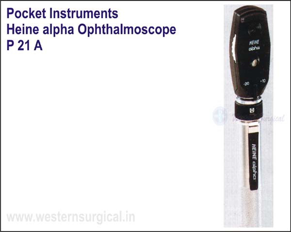 Pocket Instrument - HEINE alpha Opthalmoscope