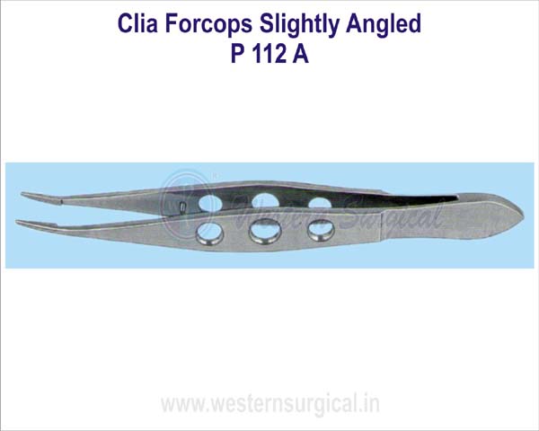 Cilia forceps slightly angled