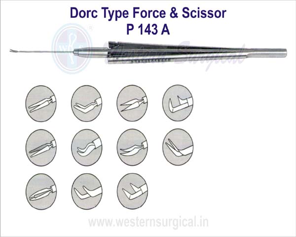 Dorc type force & scissor Vitro Retinal