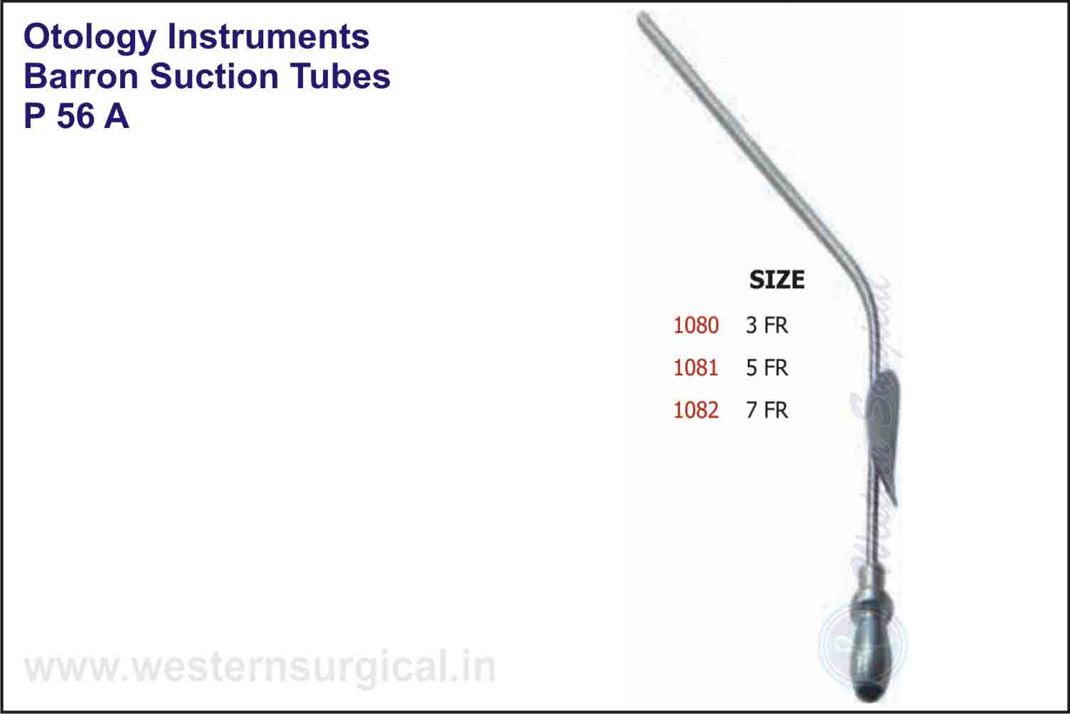 BARRON SUCTION TUBE