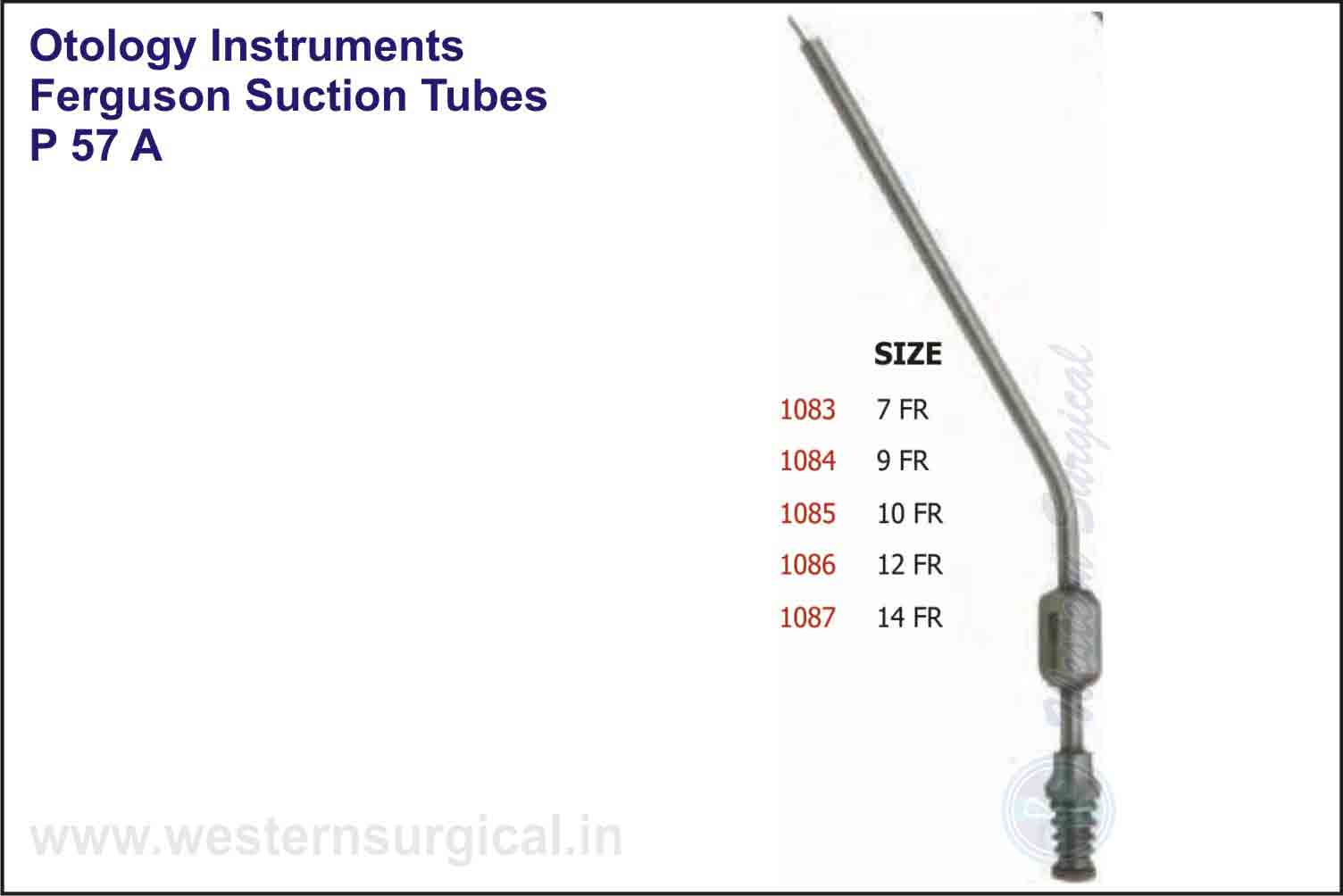 FERGUSON SUCTION TUBES