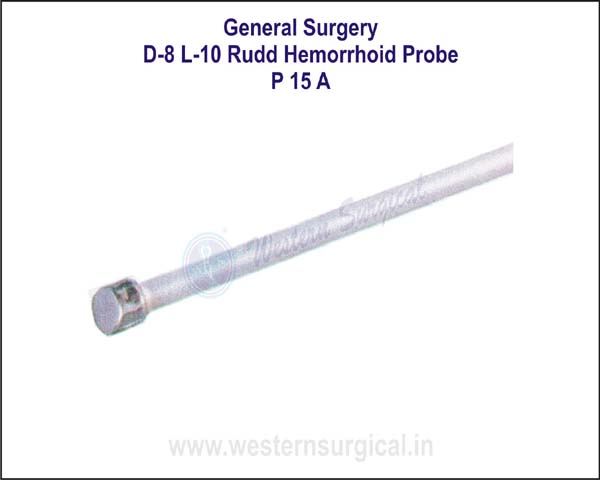 Rudd Hemorrhoid Probe