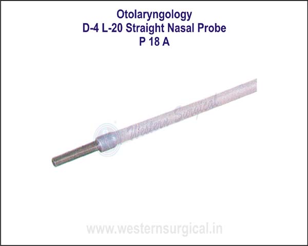 Straight Nasal Probe