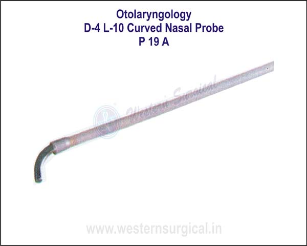 Curved Nasal Probe