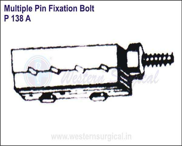 Multiple Pin Fixation Bolt