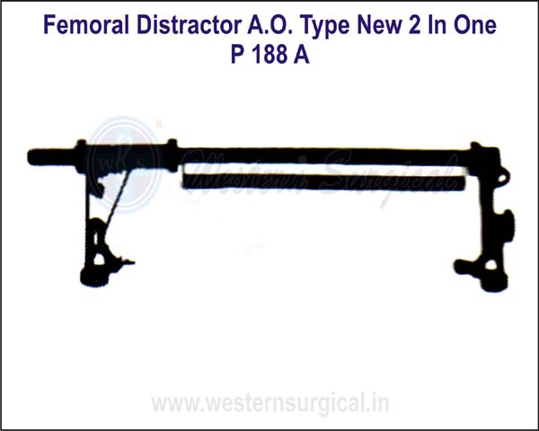 Femoral Distractor A.O. Type New 2 in One