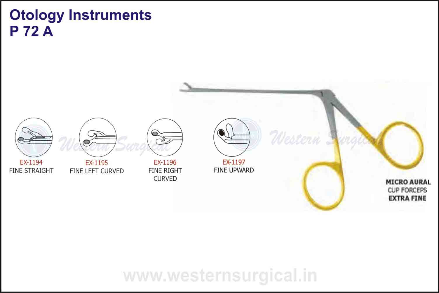 MICRO AURAL CUP FORCEPS (EXTRA FINE)