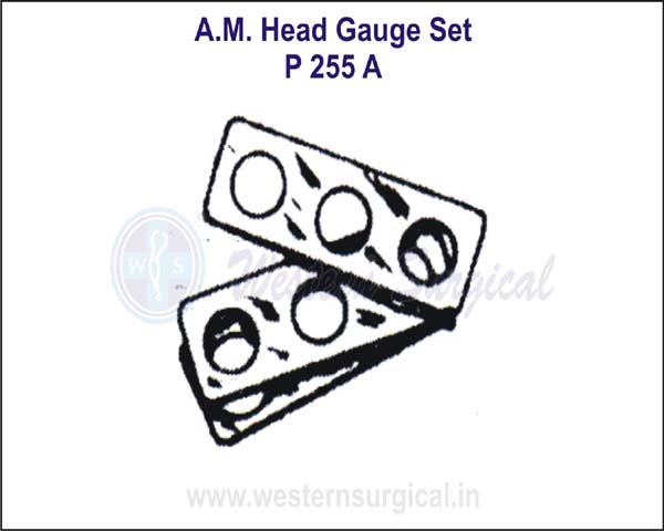 A.M. Head Gauge Set