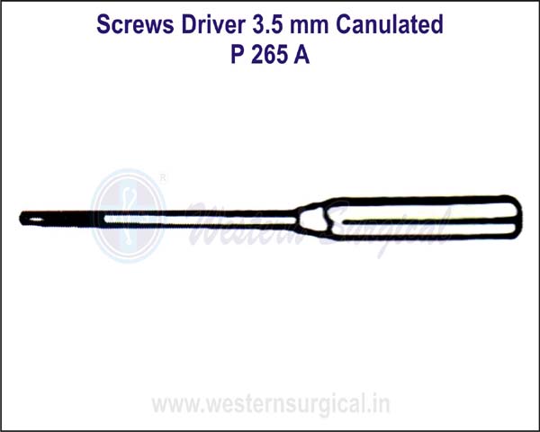 Screws Driver 3.5 mm Canulated