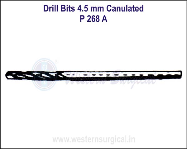 Drill Bits 4.5 mm CANULATED