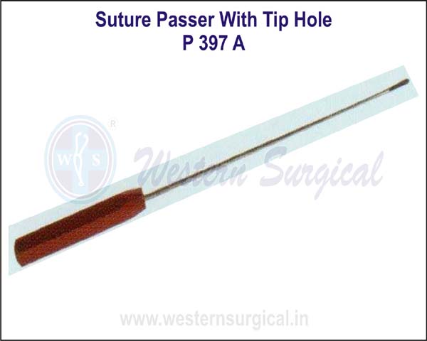 Suture Passer with Tip Hole