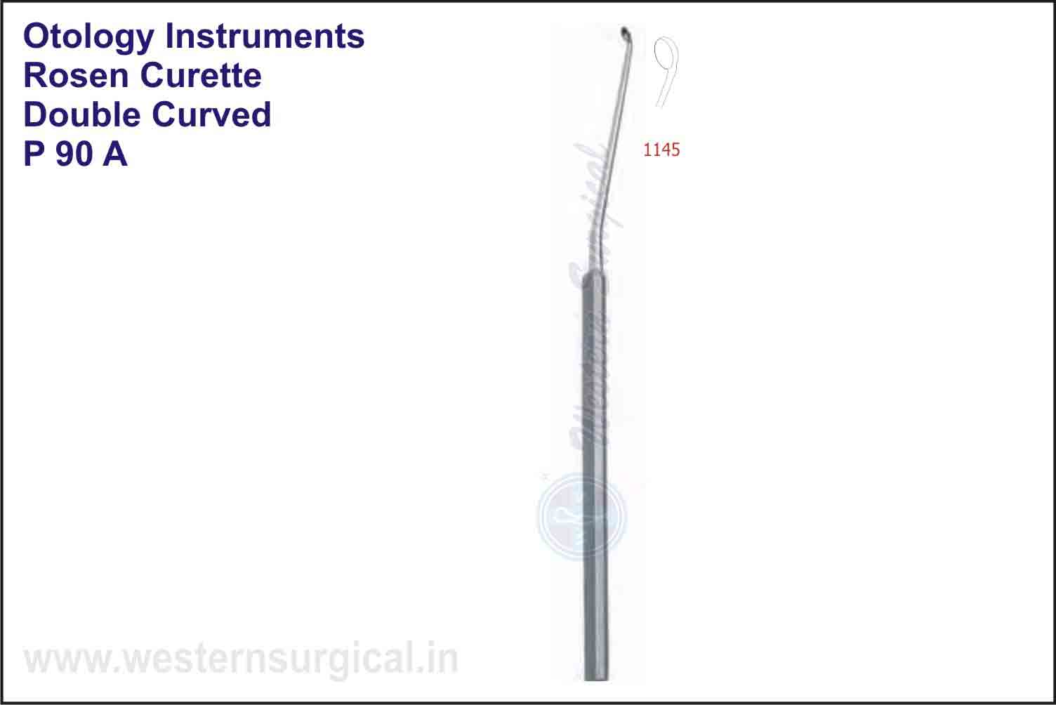 ROSEN CURETTE DOUBLE CURVED