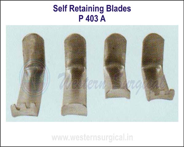 Self Retaining Blades