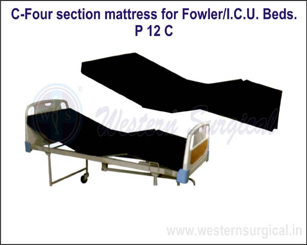 C-FOUR SECTION MATTERESS FOR FOWLER/I.C.U BEDS