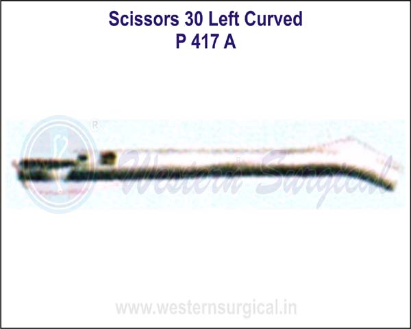 Scissors 30* Left Curved