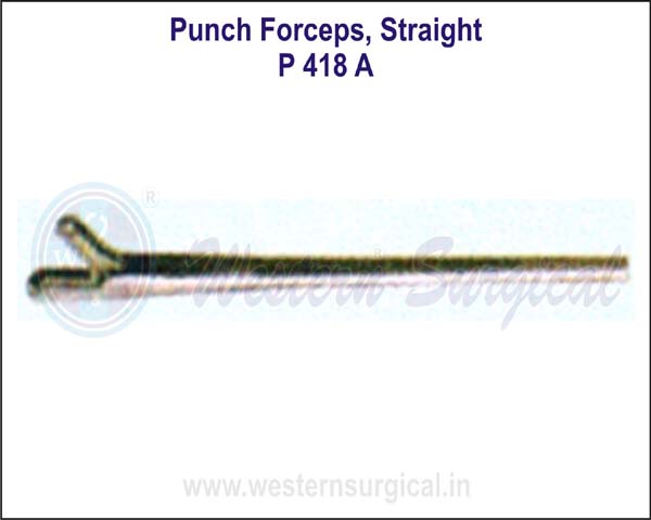 Punch Forceps, Straight