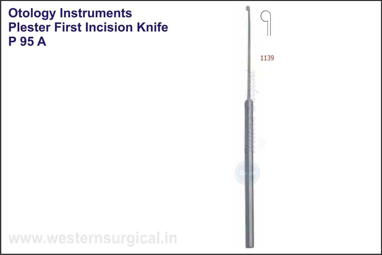 PLESTER FIRST INCISION KNIFE