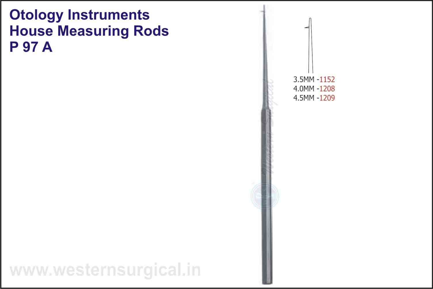 HOUSE MEASURING RODS