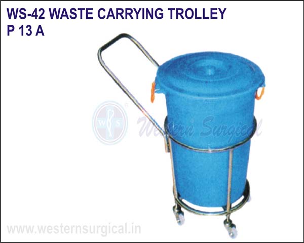 WASTE CARRYING TROLLEY