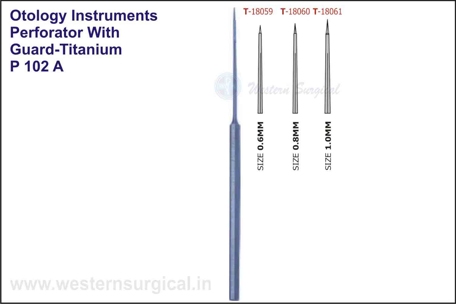 DR.KITTANE PERFORATOR WITH GUARD-TITANIUM