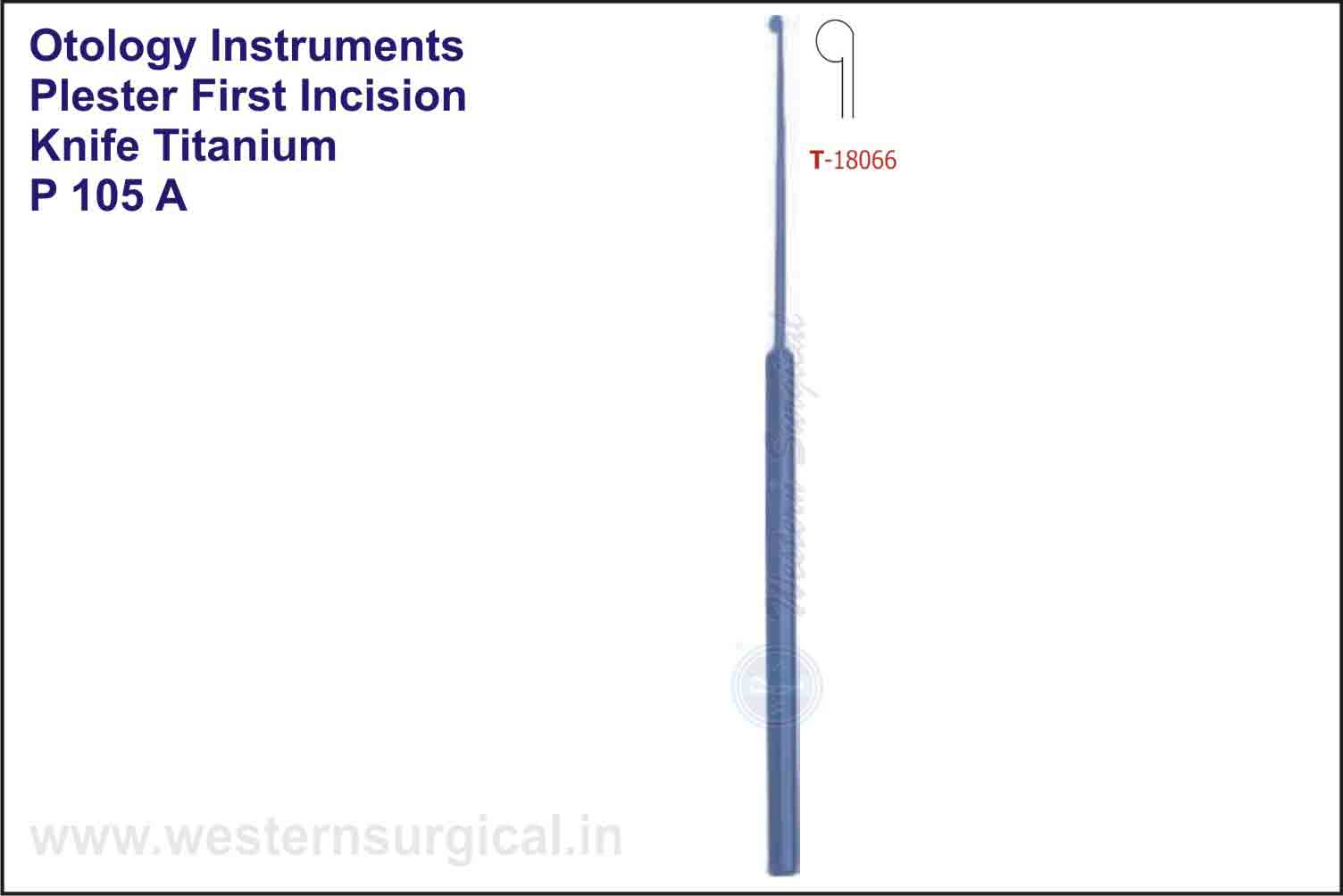 PLESTER FIRST INCISION KNIFE TITANIUM